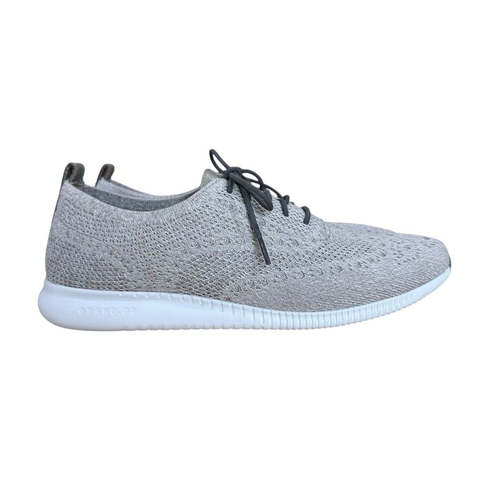 Cole Haan Zero Grand OS Shoes Lace Up Gray Mesh Oxford Women 10.5B Minimalist